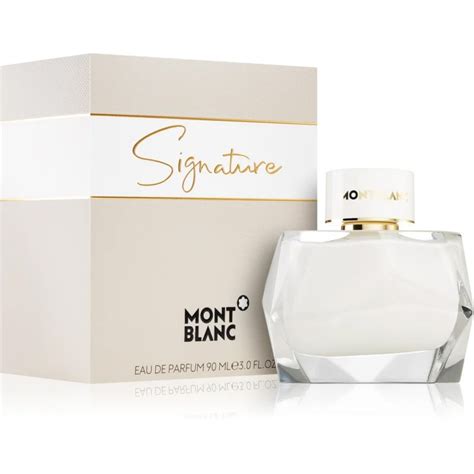 mont blanc signature perfume for women.